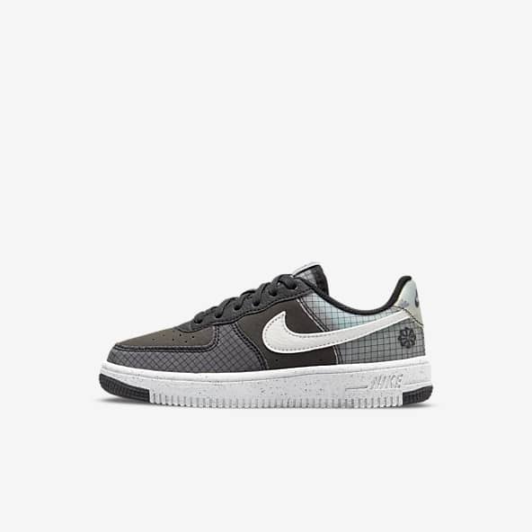 nike air force 1 junior grey and white