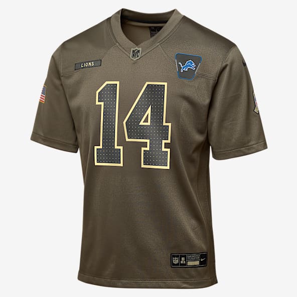 Amon-Ra St. Brown Detroit Lions Salute to Service Big Kids’ Nike NFL Game Jersey