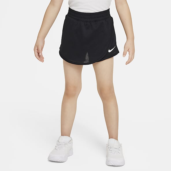 Nike Girl's NikeCourt Dri-FIT Victory Tennis Skirt Skort Yellow Green Lined  MED