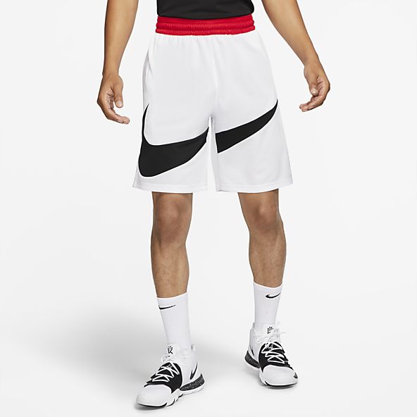 mens white nike basketball shorts