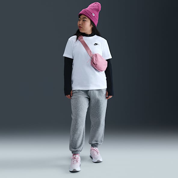 Nike Sportswear Club Fleece Big Kids' Loose Pants (Extended Size)