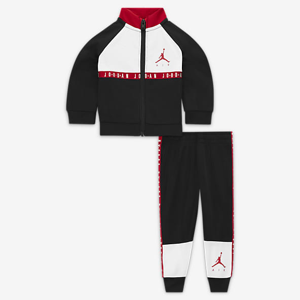 black and white jordan tracksuit