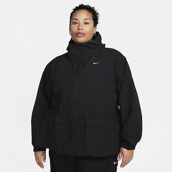 Buy Nike Sportswear Plus Size Training Jacket Women Black, White online