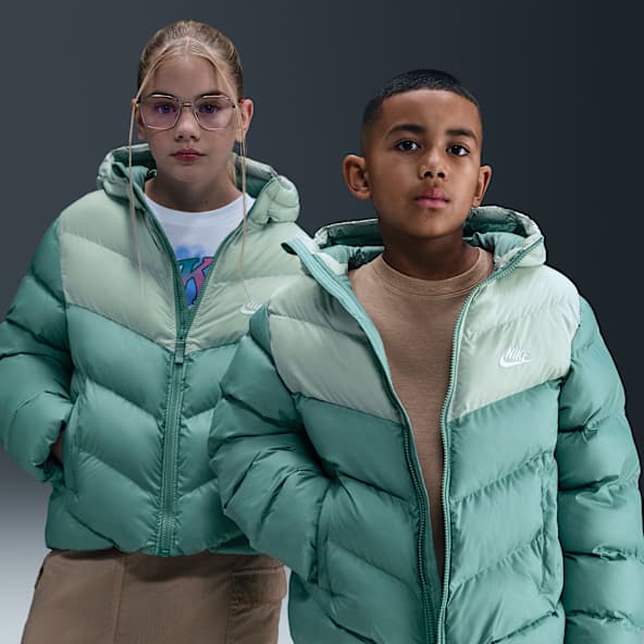 Nike Sportswear All Day Play Puffer τζάκετ Therma-FIT σε ριχτή γραμμή για μεγάλα παιδιά