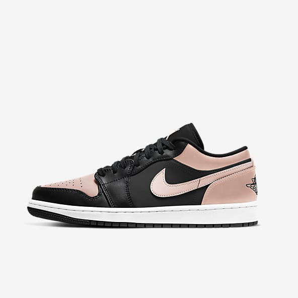 Nike air jordan rosas con negro