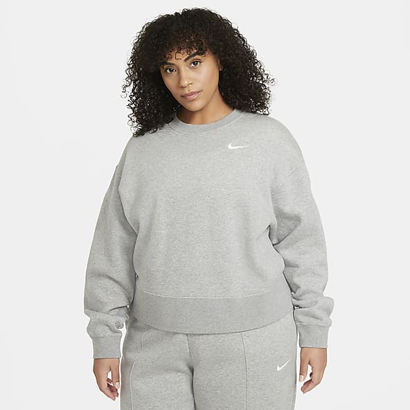 nike hoodless sweater