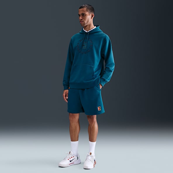 NikeCourt Heritage Dri-FIT tennisshorts van fleece voor heren