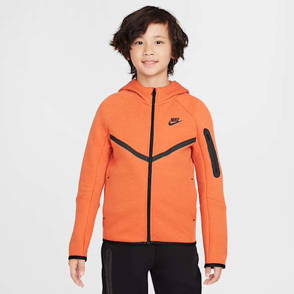 Full Zip Hoodie Orange Tech Fleece Joggers Nike Tech Fleece
