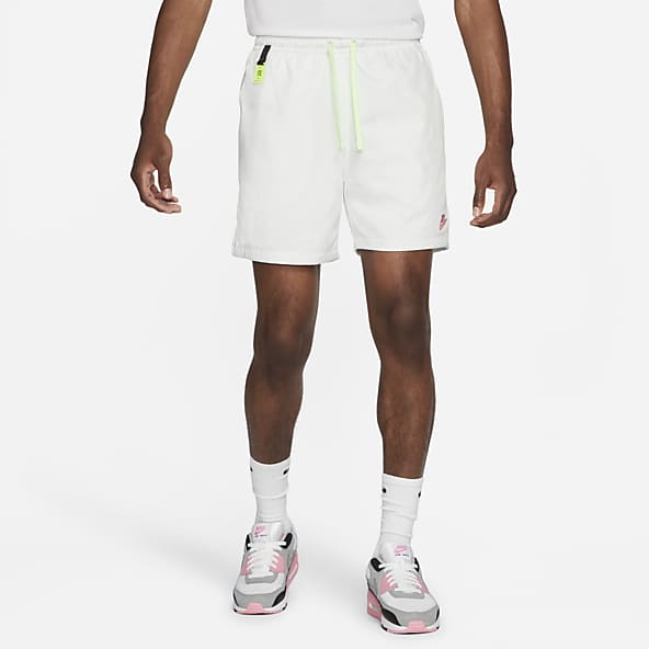 white nike athletic shorts