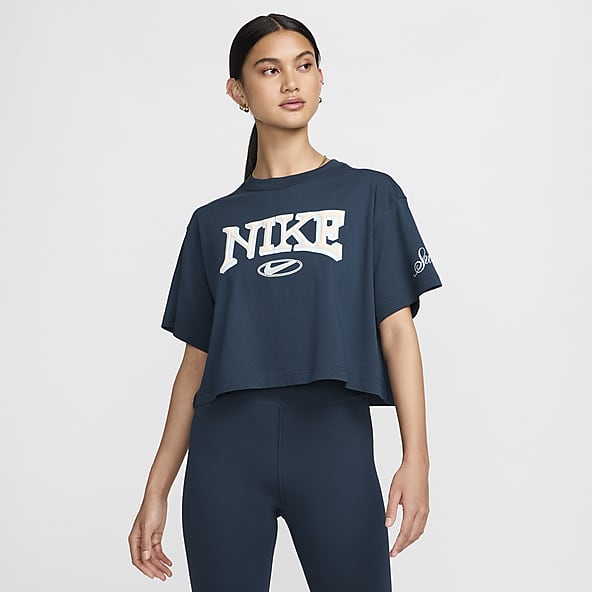 Women s Blue Short Sleeve Shirts. Nike AT