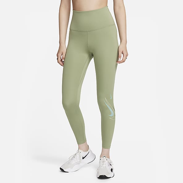 Nike One Tight Leggings In Lime-green
