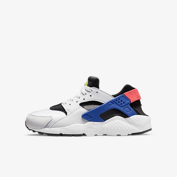 nike huarache blue and orange