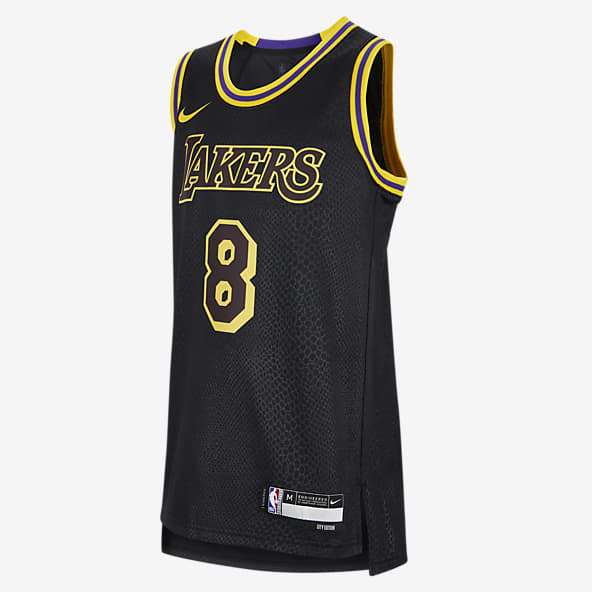 Pantaloncini Kobe Bryant Giovanili Lakers &ndash; Maglia Alta Qualit&agrave; &ndash; Taglie Da 2T A 14-16 &ndash; Viola
