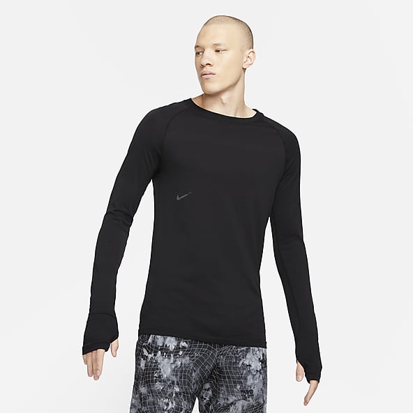 nike men's running long sleeve shirt