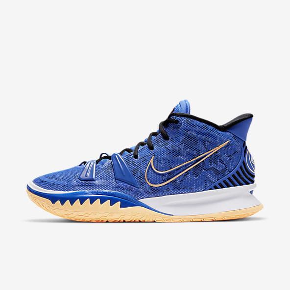 kyrie irving shoes yellow and blue