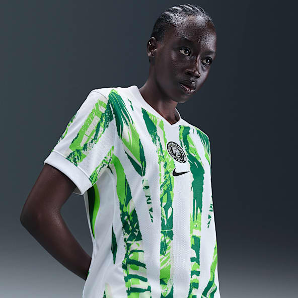 Nigeria 2025 Stadium Extérieur (équipe féminine) Maillot de foot replica Nike Dri-FIT pour femme