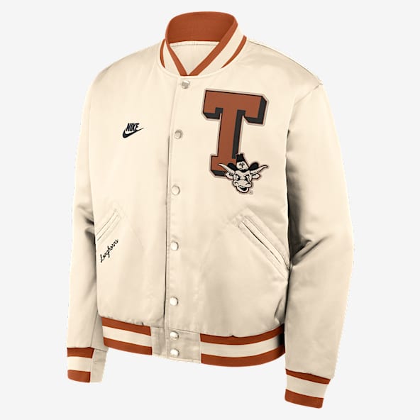 Texas Legacy Texas Legacy Men's Nike College Full-Snap Bomber Jacket