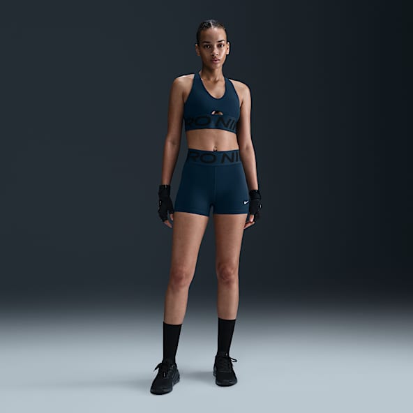 Nike Pro Sculpt Shorts de ciclismo de tiro alto de 8 cm para mujer