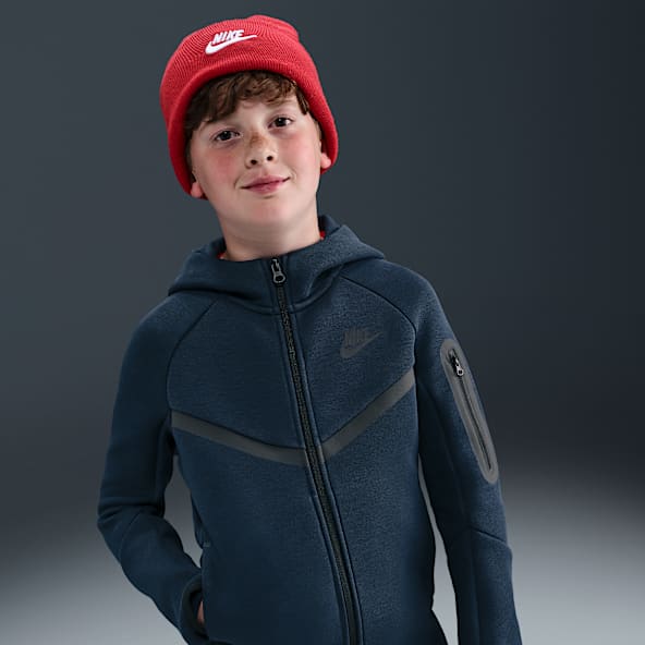 Nike Sportswear Tech Fleece Big Kids' Full-Zip Hoodie