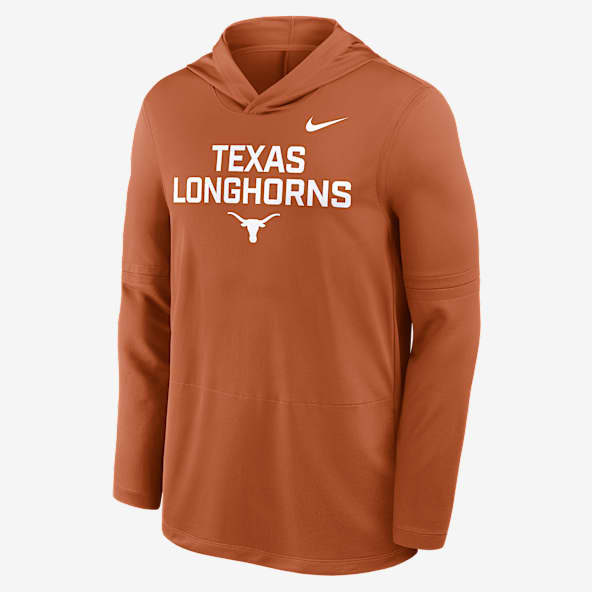 Texas Sideline Men's Nike Dri-FIT College Long-Sleeve Hooded Top