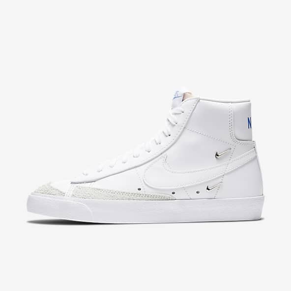 White Blazer Mid Top Shoes. Nike.com