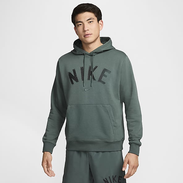 mens nike sweatshirt green