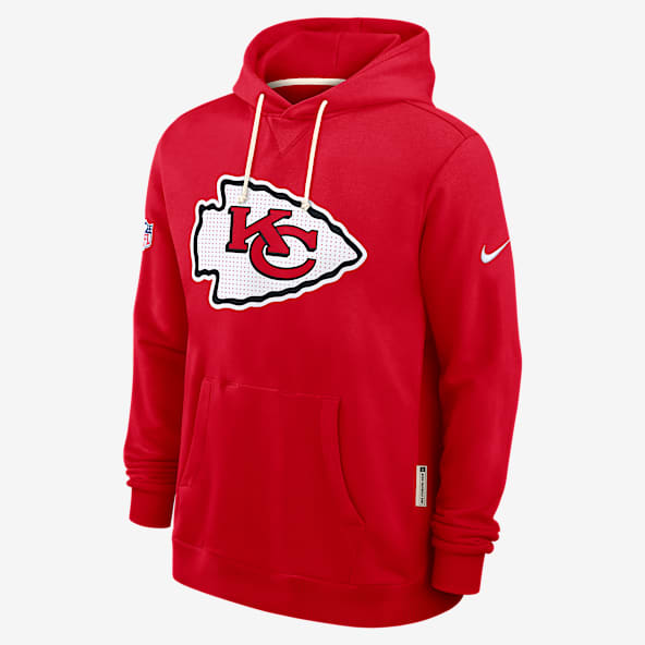 Kansas City Chiefs Initial Home Sideline Men's Nike Dri-FIT NFL Pullover Hoodie