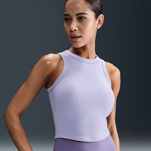 Nike One Fitted Women's Dri-FIT Cropped Tank Top