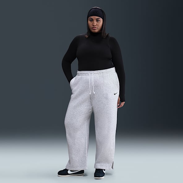 Nike Sportswear Phoenix Fleece Women's High-Waisted Trousers (Plus Size)