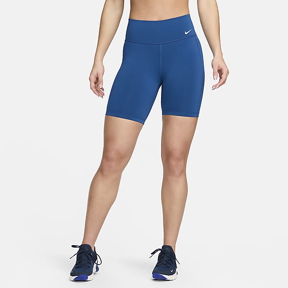 Donna Blu Allenamento palestra Pantaloncini. Nike CH