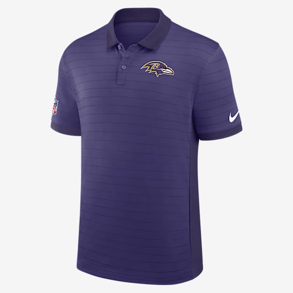 Baltimore Ravens Sideline Victory Stripe Men's Nike Dri-FIT NFL Polo