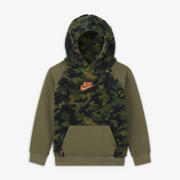 boys nike camo hoodie