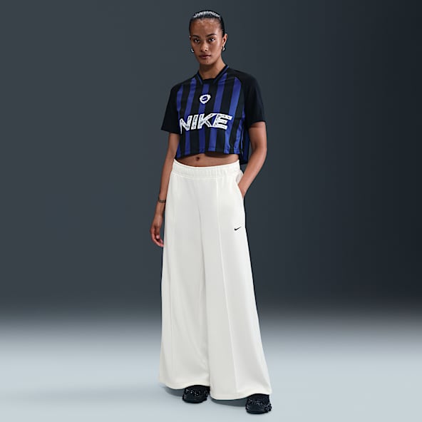 Nike Sportswear Women's Mid-Rise Wide-Leg Tracksuit Bottoms