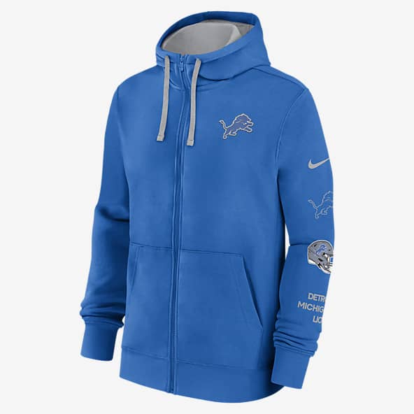 Detroit Lions Club Men's Nike NFL Full-Zip Hoodie