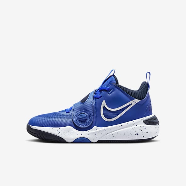 het einde aangrenzend afdrijven Blue Basketball Shoes. Nike.com