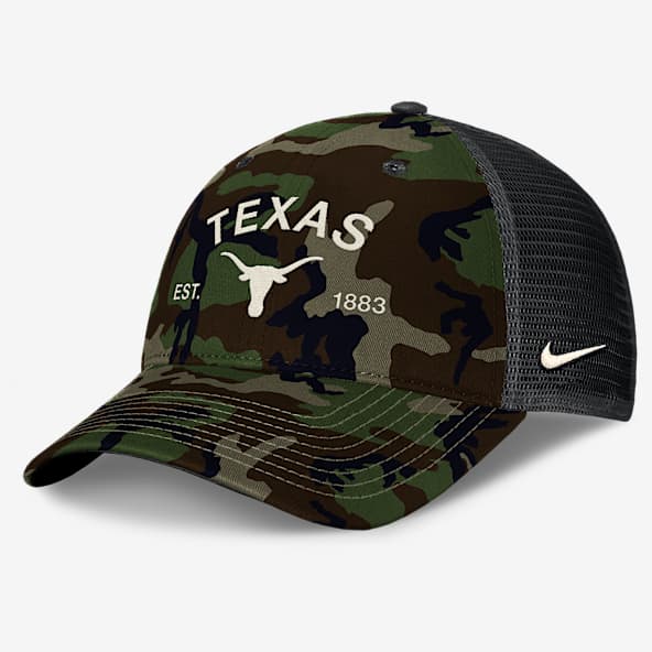 Texas 2025 Military Appreciation Rise Texas 2025 Military Appreciation Rise Gorra de rejilla universitaria Nike ajustable para hombre