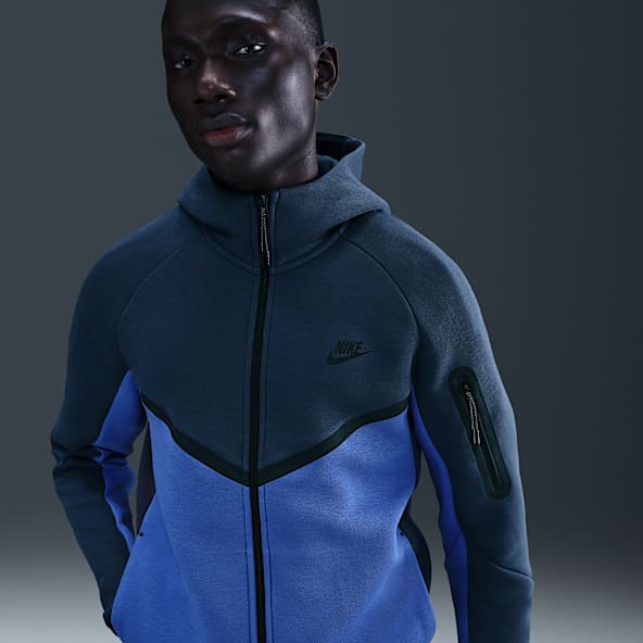 Nike Tech Windrunner-Jacke aus Fleece mit durchgehendem Reißverschluss (Herren)