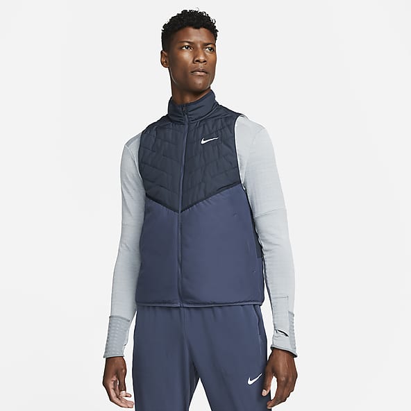  Nike Therma-FIT Repel - Chaleco de correr sintético para hombre,  negro, talla M, Negro - : Ropa, Zapatos y Joyería