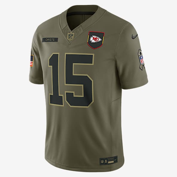 Patrick Mahomes Kansas City Chiefs Salute to Service Men's Nike Dri-FIT NFL Limited Jersey