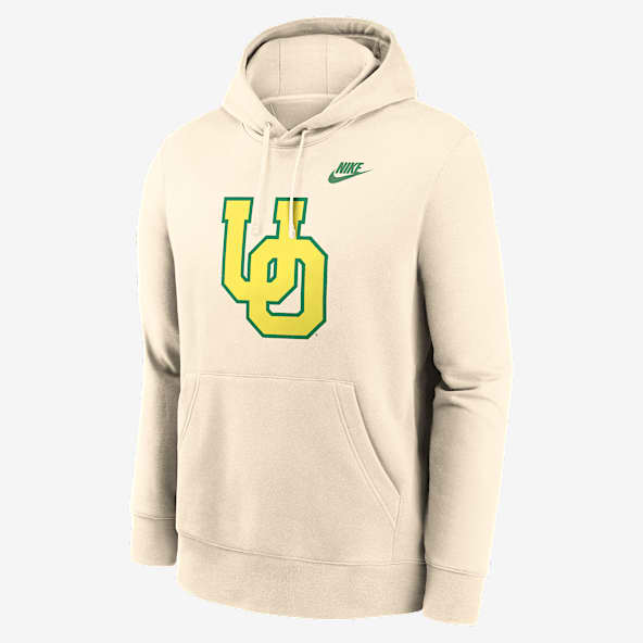 Oregon Natural Vault Logo Men's Nike College Pullover Hoodie