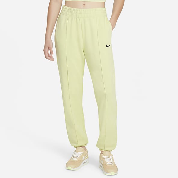 nike sportswear essential collection women's washed fleece trousers