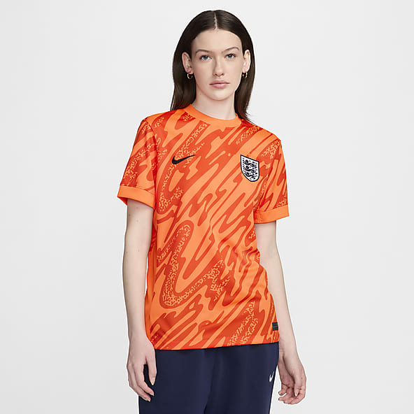 Equipación de portero Stadium Inglaterra 2024 Camiseta de fútbol de manga corta tipo réplica Nike Dri-FIT - Mujer