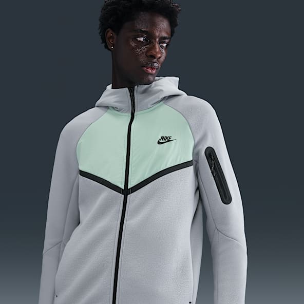 Nike Tech Pánská flísová bunda Windrunner se zipem po celé délce