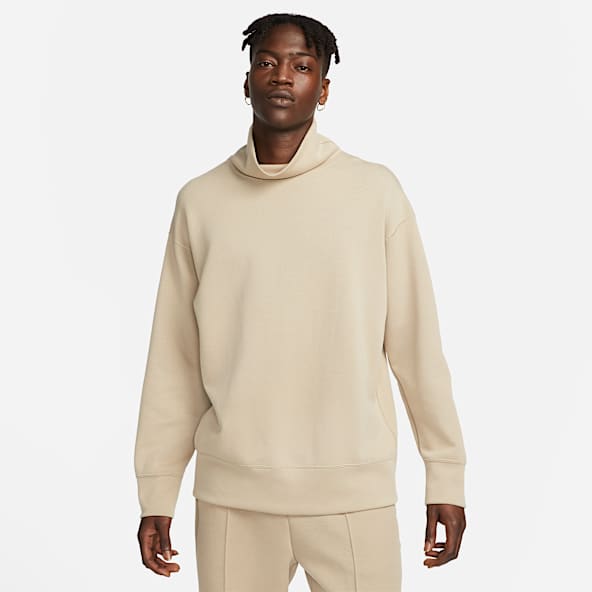 Produktbild von Winter Warme Wolle Pullover Männer Einfarbig Halb Rollkragen