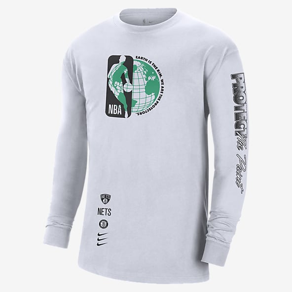 Shop Brooklyn Nets City Edition Men's Nike NBA Long-Sleeve T-Shirt