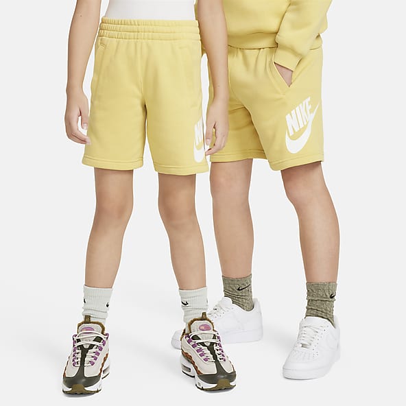 Sportswear Yellow Fleece Shorts. Nike