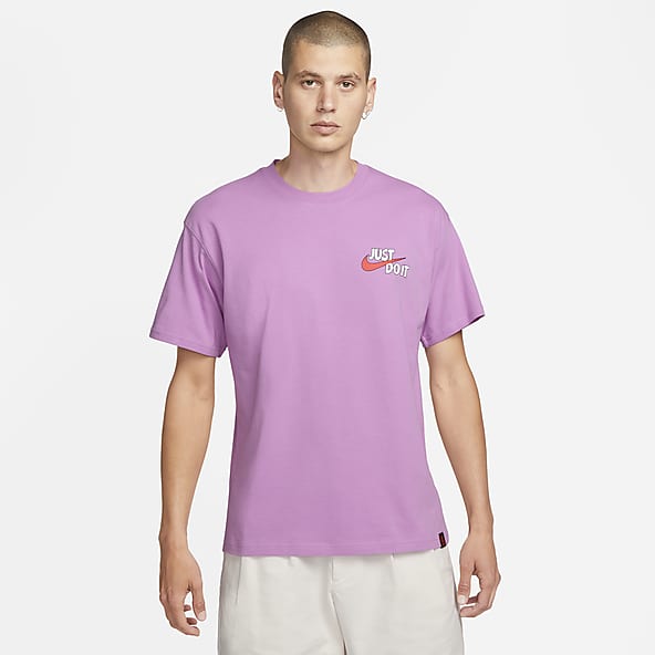 Nike Men's T-Shirt - Purple - M