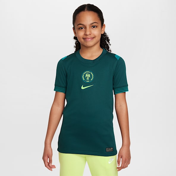 Nigeria 2025 Stadium Domicile (équipe féminine) Maillot de foot replica Nike Dri-FIT pour ado