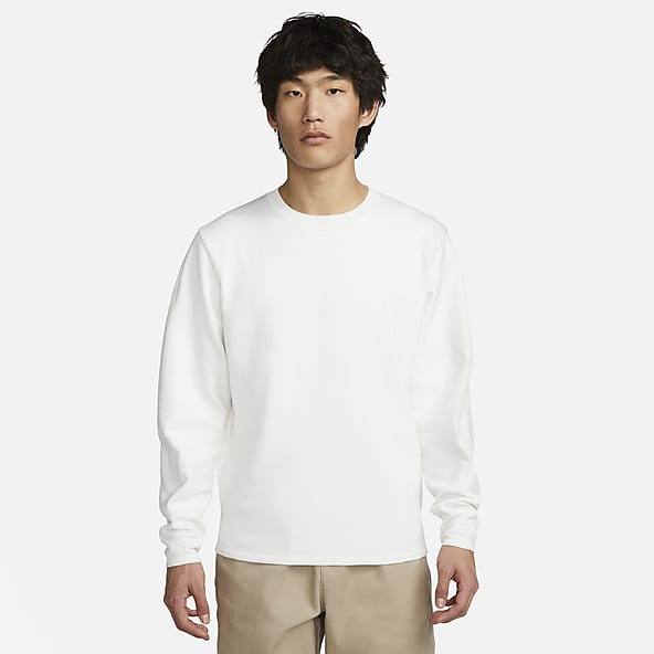 บุรุษ ขาว ThermaFIT เสื้อ Nike TH