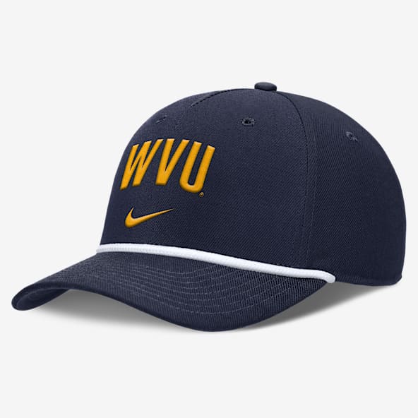 West Virginia Primetime Rise Campus Men's Nike College Adjustable Hat